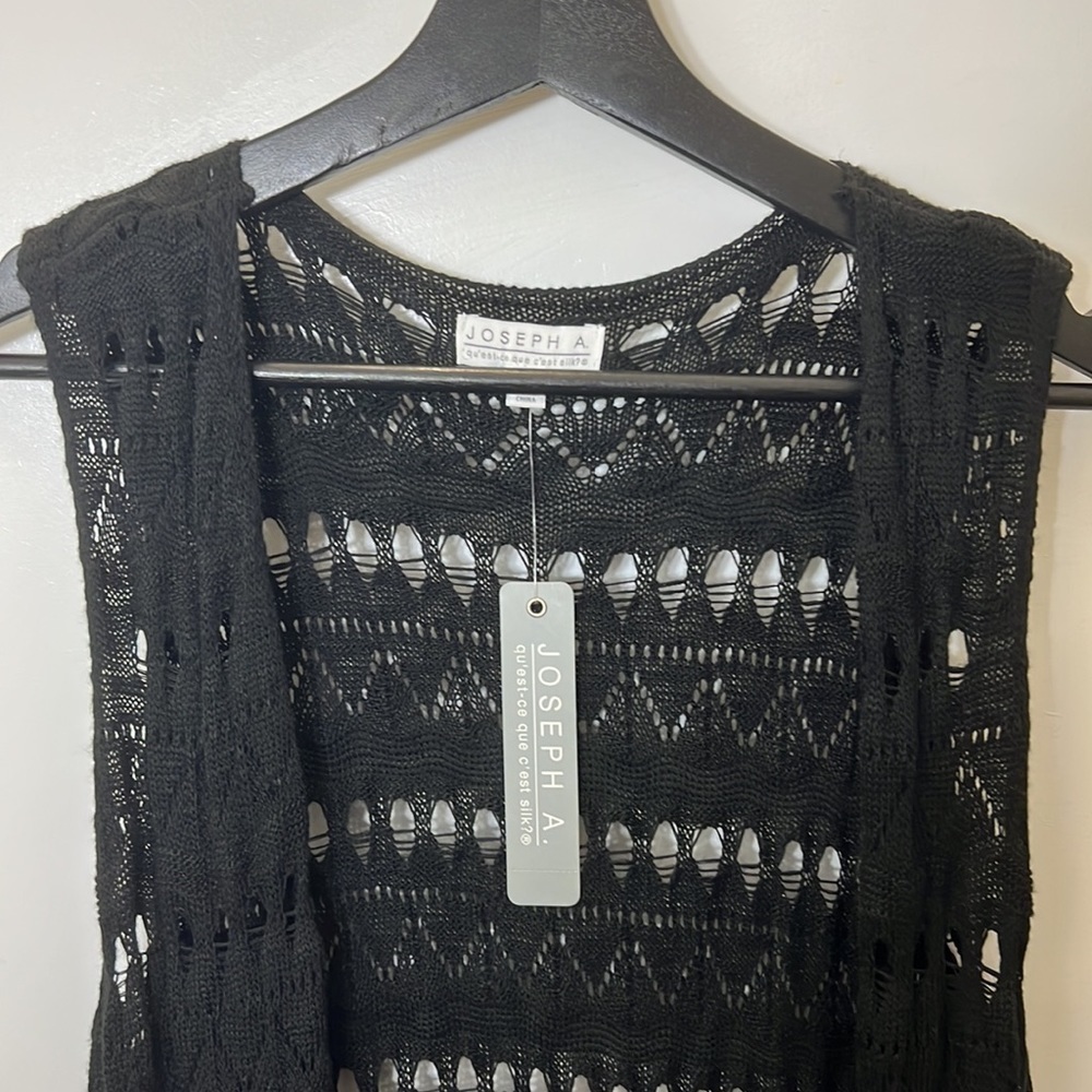 Joseph A. Knit Cover Up Sweater - Picture 3 of 9